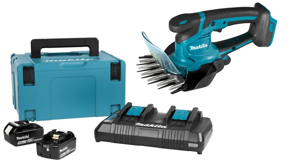 Makita DUM604PTE Cisailles à gazon Accu 18V 5.0Ah Li-ion