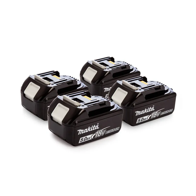 Makita Accessoires BL1850BQUARTET BL1850B 4-pack - 4 x batterie 18 Volt 5.0Ah Li-Ion
