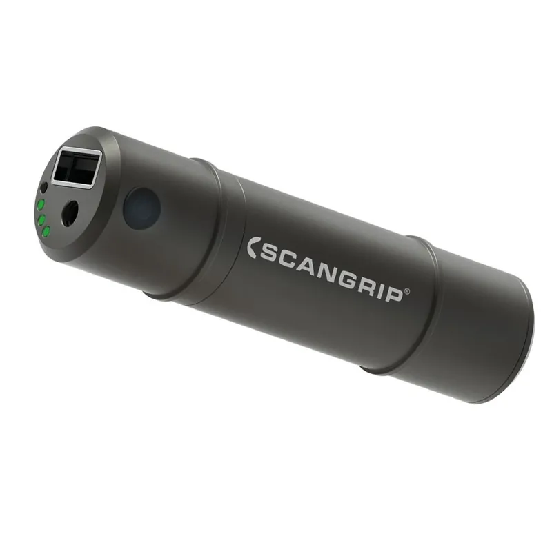 Scangrip 03.5782 Banque d‘énergie 4000mAh en aluminium avec indicateur de batterie