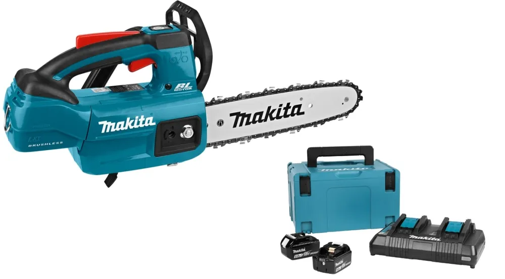 Makita DUC254PTE LXT 18 V Tophandle tronçonneuse 25 cm (19,5") Fournie avec un kit de démarrage 197629-2