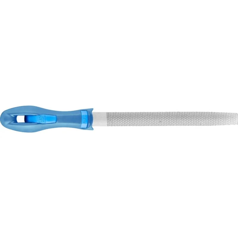 Pferd 11233207 Râpe à bois avec manche, semi-circulaire pointue 200 mm cap 2 universel pour l‘ébavurage