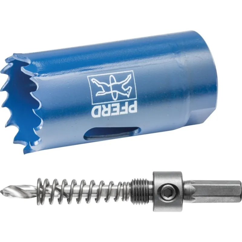 Pferd 25198025 Jeu de scies cloches HSS, deux pièces, Ø 25 mm