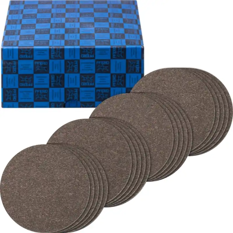 Pferd 42898002 Jeu de grains fins compacts 20 pièces Ø 125 mm CK180,240,320,400 pour meuleuse d‘angle