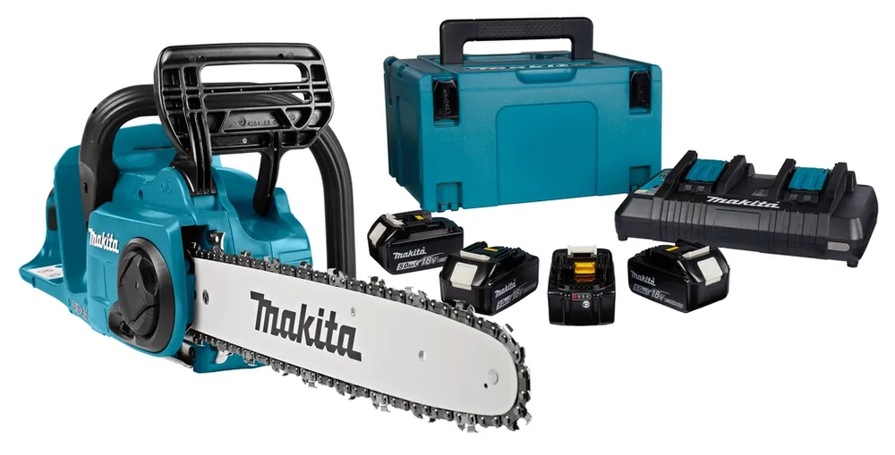 Makita DUC400PT4J LXT 18 V Accu Tronçonneuse 40 cm Fournie avec un kit de démarrage 197626-8