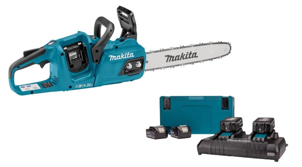 Makita DUC355PG4J LXT 2x18 V Accu Tronçonneuse 35 cm Livrée avec kit de démarrage 198091-4