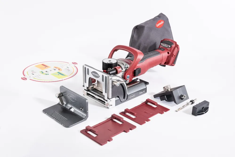 Lamello 101800DESD Zeta P2 Fraise à rainurer sans fil 18V, batteries et chargeur non compris, avec fraise diamantée dans un systainer