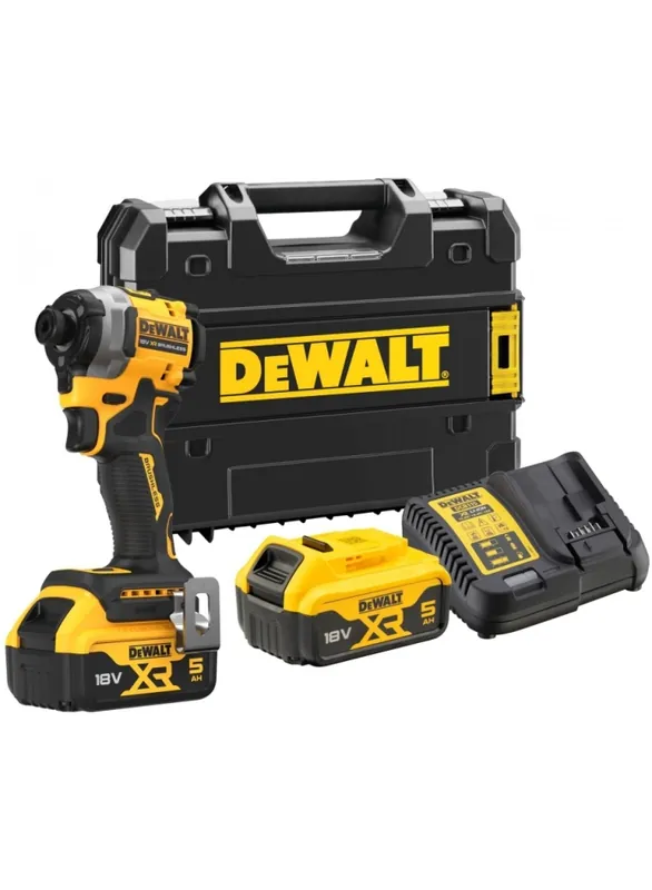 DeWalt DCF850P2T-QW Visseuse à chocs 18V XR 5.0Ah Li-ion dans un boîtier Tstak