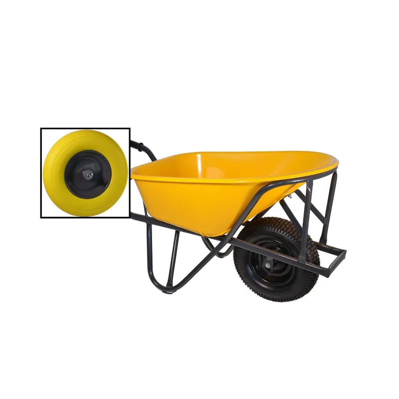 Little Jumbo 1251000950 HDPE 90L pavés jaunes avec roue anti-fuite
