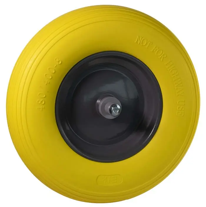 Little Jumbo 1251000998 Roue de brouette Ø 400x80 mm anti-fuite, essieu inclus