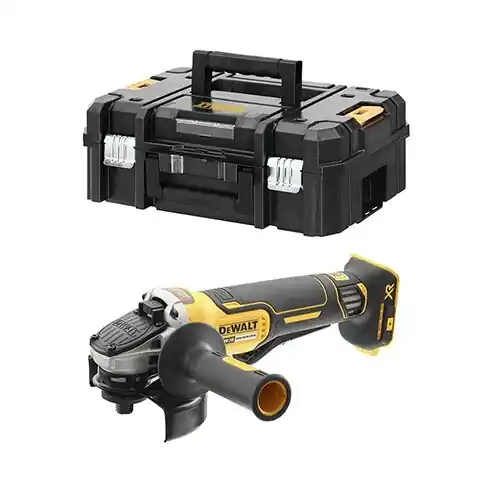 DeWalt DCG406NT-XJ XR Meuleuse d‘angle à batterie 18V 125 mm sans batteries ni chargeur dans un boîtier Tstak