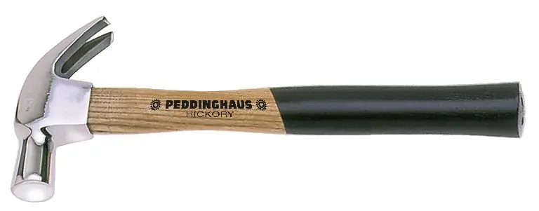 Peddinghaus 5118330020 Marteau à griffes de 560 g avec manche en noyer