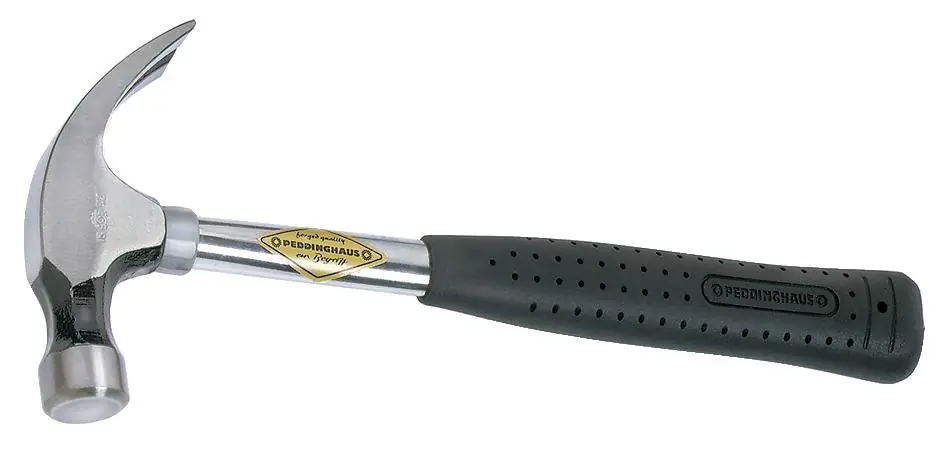 Peddinghaus 5119350016 Marteau à griffes manche en acier 16oz/450gr.
