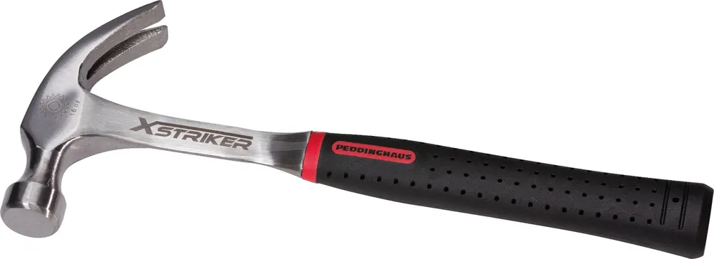 Peddinghaus 5120090016 Marteau à griffes 16oz./450gr. forgé avec manche en plastique