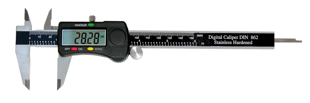 MIB 02026100 Pied à coulisse numérique "PRECISION" 150x40mm avec grand écran