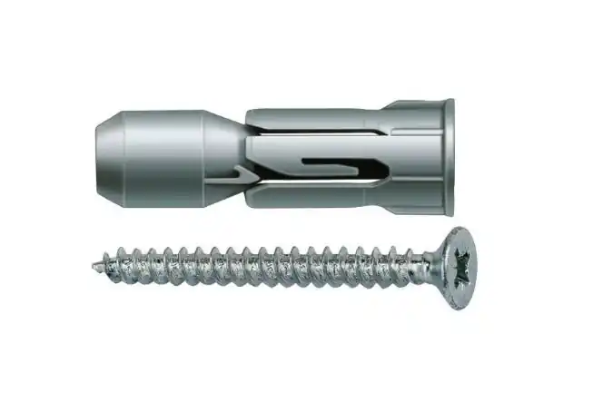 Fischer 15936 Bouchon de plaque PD 10 x 28 S avec vis pour panneaux d‘aggloméré