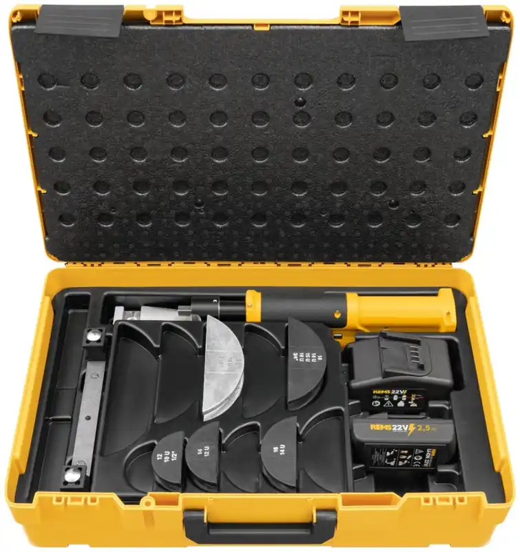 Rems 153412 R220 Hydro-Swing Battery Pipe bender 22 V Set 12-14-16-18-22
