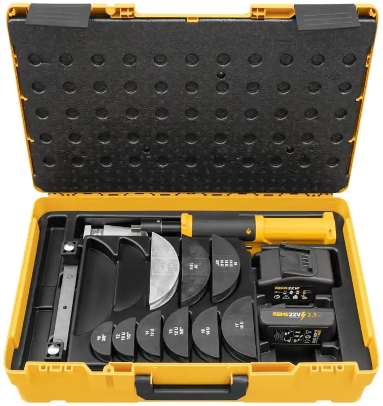 Rems 153416 R220 Hydro-Swing Accu Pipe bender 22 V Set 10-12-14-15-16-17-18-20-22