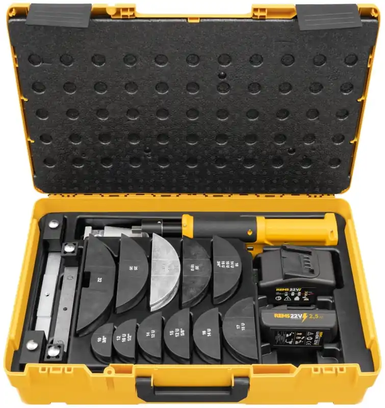 Rems 153418 R220 153418 Hydro-Swing Batterie Cintreuse 22 V Set 10-12-14-15-16-17-18-20-22-25/26-32