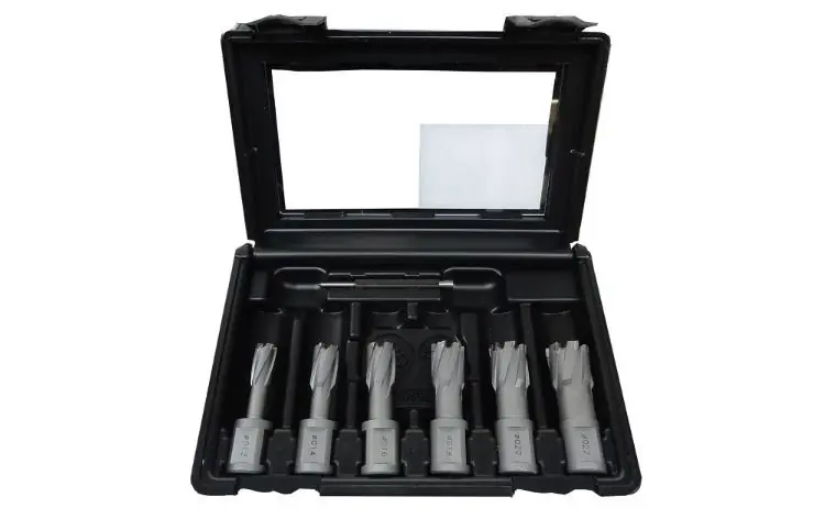Jepson 490148 Set de carottage HSS L=30mm en boîte 1x12, 1x14, 1x16, 1x18,1x20