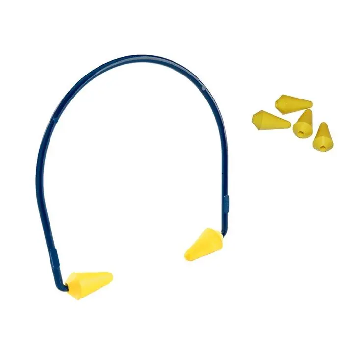 3M 6.21.21.031.00 Bouchons d‘oreille avec support Caboflex Bleu/Jaune