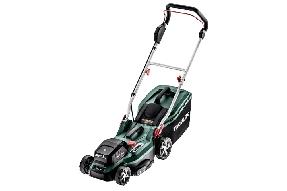 Metabo 601716650 RM 36-18 LTX BL 36 corps 2 x 18V 36 cm batterie tondeuse à gazon 5.2Ah Li-Ion