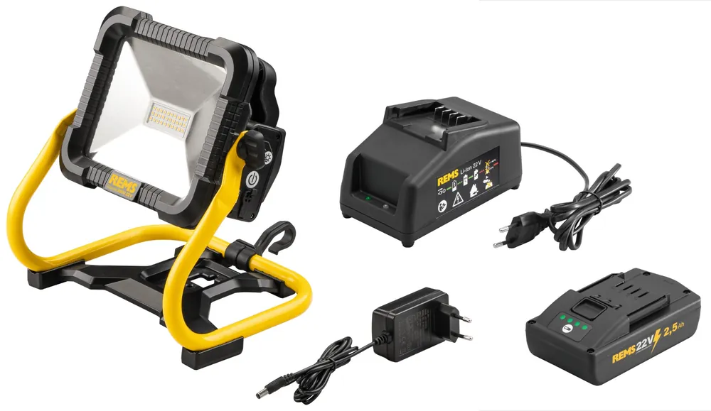 Rems 175211 R220 Lumen 2800 22 V Set Akku Led Construction Light
