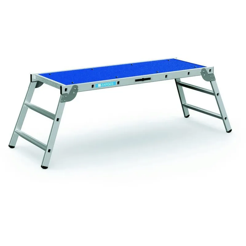 Zarges 42304 Workmaster Plus P Marchepied de sécurité - taille pliée 1,77 x 0,74 x 0,17 m