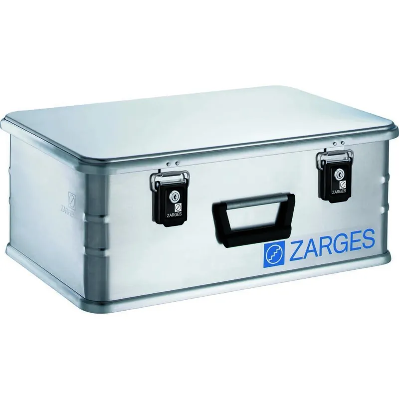 Zarges 40861 Caisse de transport en aluminium - Dimensions intérieures (L x L x H) 550 x 350 x 220 mm