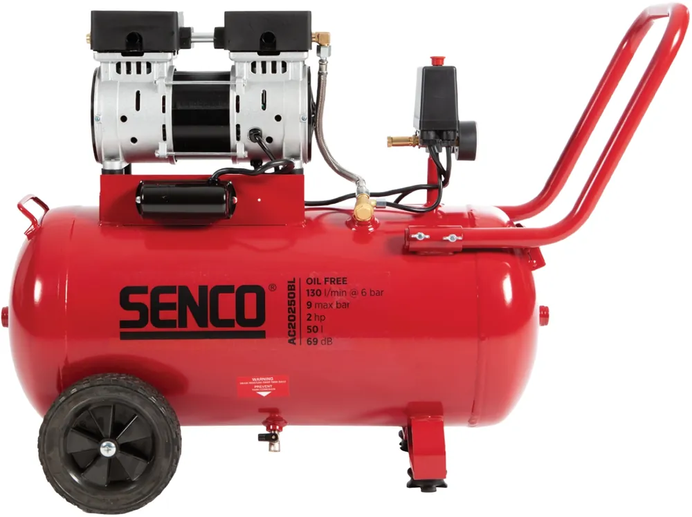 Senco AFN0039EU AC20250BL-EU Compresseur silencieux sans huile 50 litres