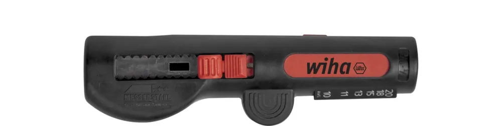 Wiha 44242 Outil multifonctionnel de dénudage pour câble rond 125 mm, 5".