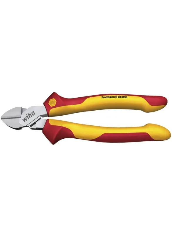 Wiha 43463 Coupeur latéral professionnel électrique avec DynamicJoint® 180 mm, 7".