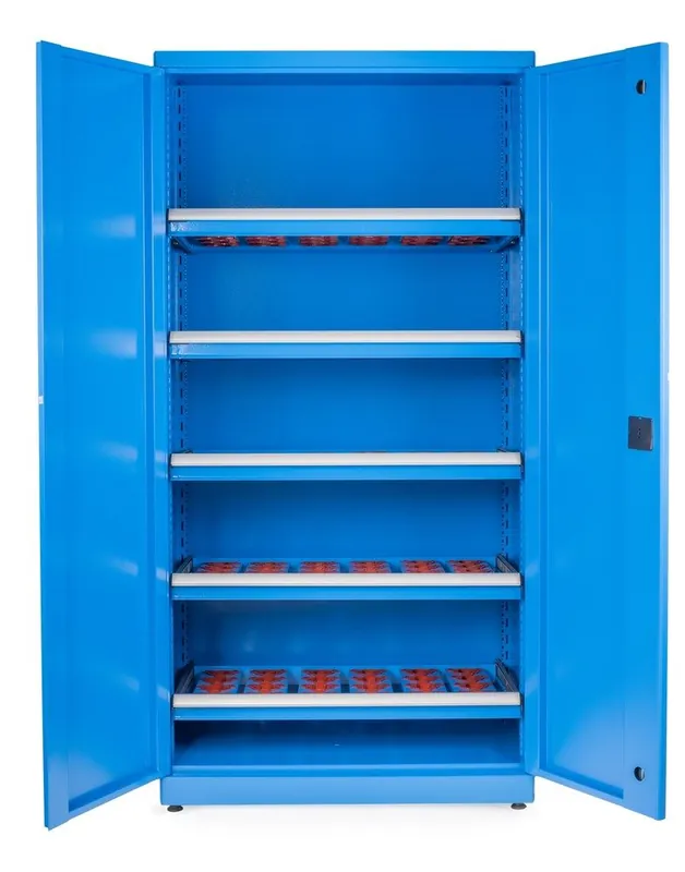 Huvema K2150 Armoire d‘atelier avec 120 porte-outils CNC