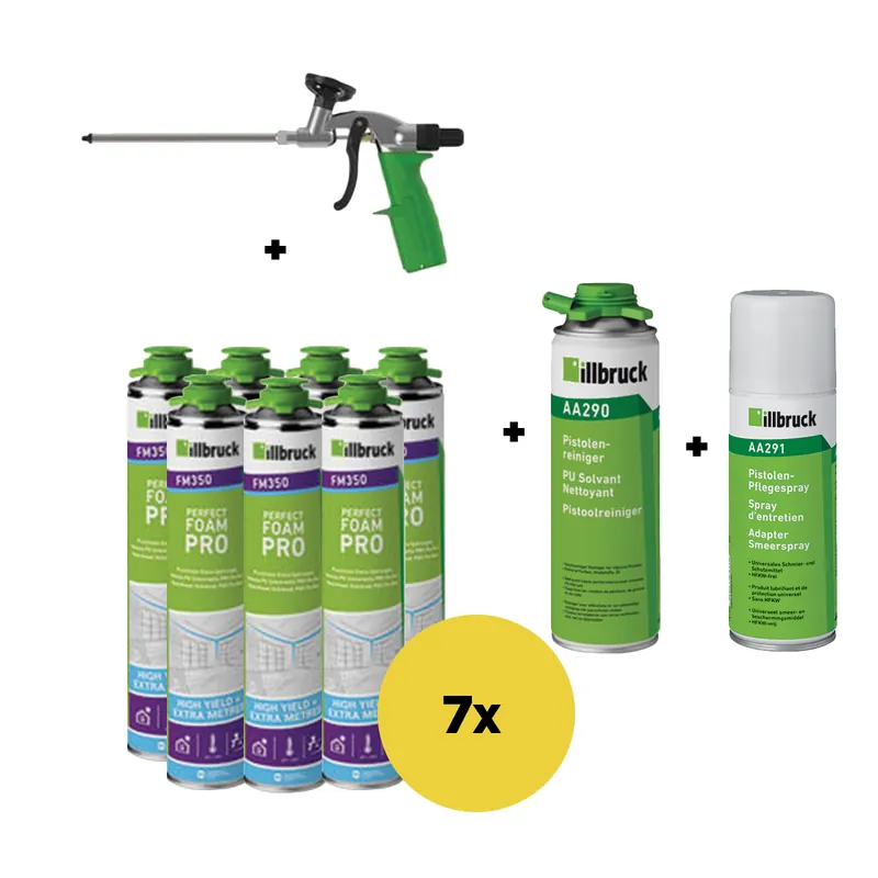 illbruck FM350390214 FM350 Perfect Foam boîte de départ 7x 880ml