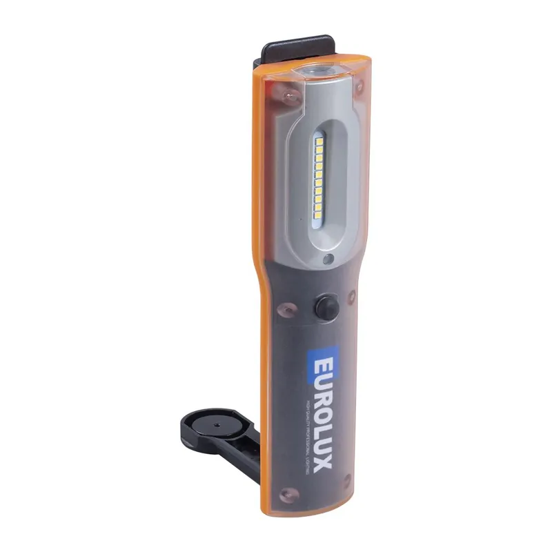 Eurolux 55.102.25 Lampe à main ALD 15 10×0,5W LED SMD haute puissance rechargeable 230 et 12 volts
