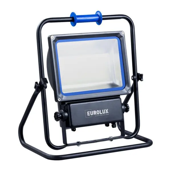 Eurolux 55.235.32 Lampe de chantier LED 180 Watt classe II - 5 mètres de câble sur support inclinable