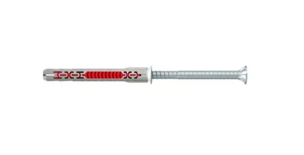 Fischer 562163 bouchon de construction DuoXpand 10 x 80 T R fraisé acier inoxydable