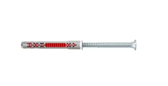 Fischer 562155 bouchon de construction DuoXpand 10 x 80 T tête fraisée
