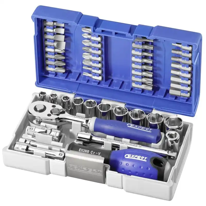 Facom Expert E030729 Jeu de douilles 1/4" mini boîte 48 pcs