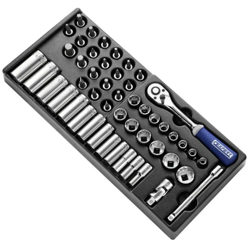 Facom Expert E031821 Douilles et adaptateurs module 3/8" - tailles métriques - 50 pcs