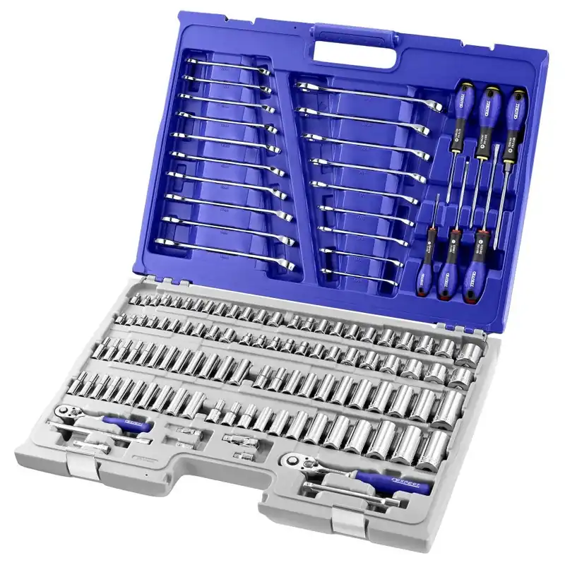 Facom Expert E034835 Jeu d‘outils divers Douilles 1/4 + 3/8" - 126 pièces