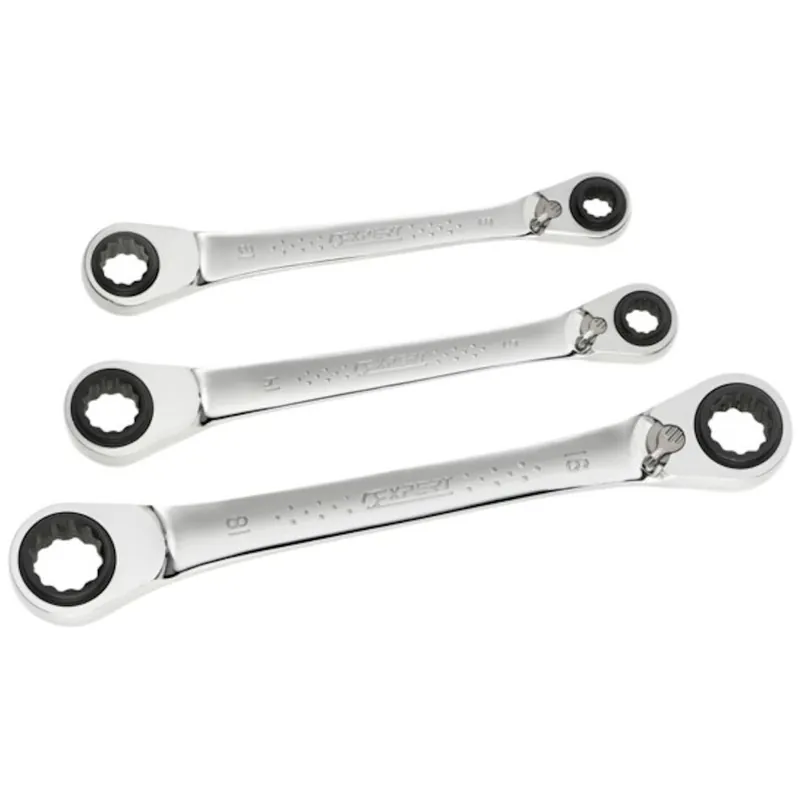 Facom Expert E111115 Set van 3 ratelringsleutels 4-in-1, 3-dlg