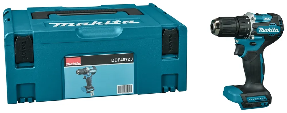 Makita DDF487ZJ Perceuse sans fil 18V excl. batteries et chargeur en Mbox