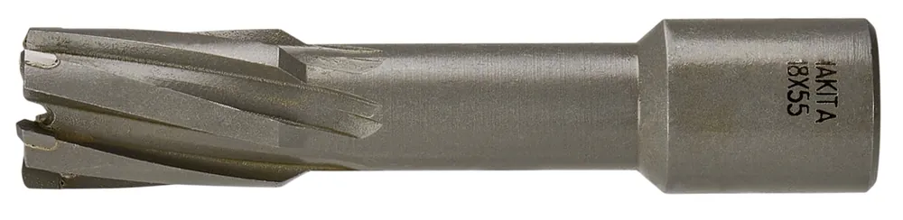 Makita Accessoires UD00UPC18L Foret à carotter HSS métal 18x55mm connexion Weldon, HM