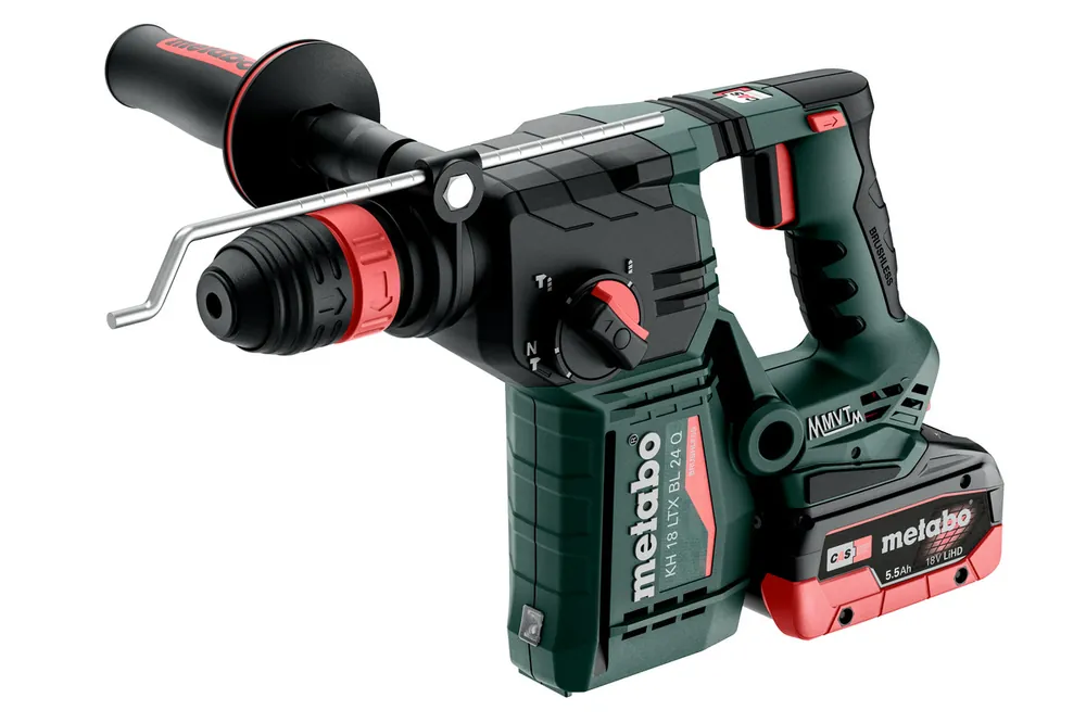 Metabo 601714660 KH 18 LTX BL 24 Q Accu combi hammer SDS-Plus 18V 5,5Ah LiHD