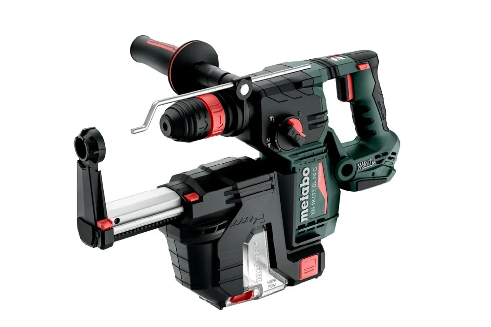Metabo 601714900 KH 18 LTX BL 24 Q Set Accu combi hammer avec ISA 18 LTX 24 dust extraction SDS-Plus 18V excl. batteries et chargeur