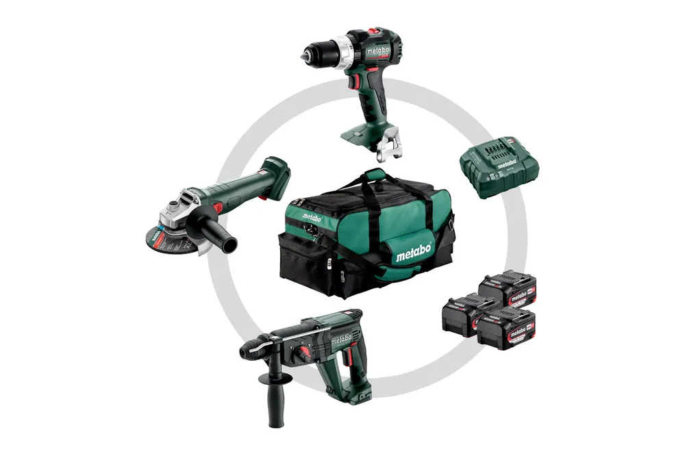 Metabo 685212000 Combo Set 3.1 18V 3 x 5.2Ah Li-Ion - 3 machines