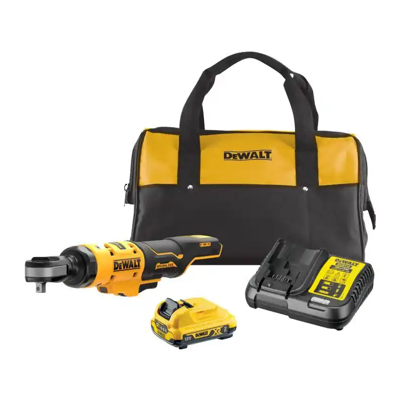 DeWalt DCF503D1-QW Clé à cliquet d‘angle sans fil 3/8" 12V XR 1x 2Ah et chargeur dans le sac Brushless