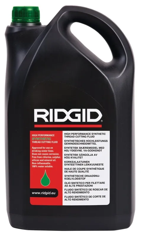 Ridgid Accessoires 11091 Huile de coupe filetée synthétique 5 litres