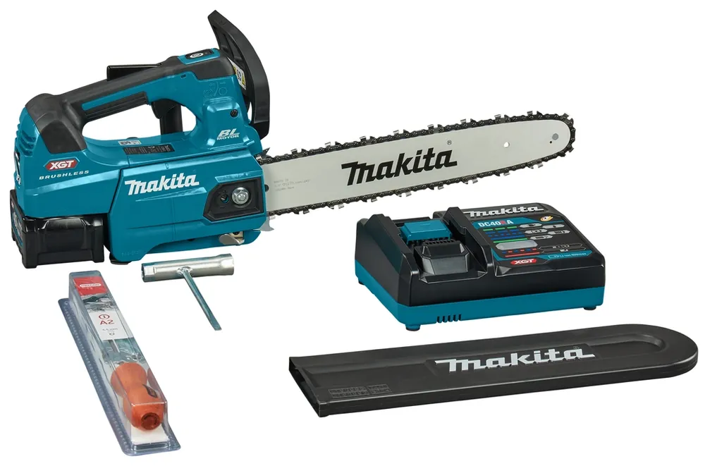 Makita UC004GM101 Tronçonneuse 35 cm poignée supérieure 40V Max 4.0Ah Li-Ion