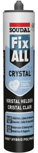 Soudal 110980 Montagekit Fix - All Crystal Transparent 290ml